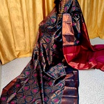 Meena work saree