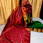 Meena work saree