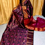 Meena work saree