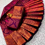 Meena work saree