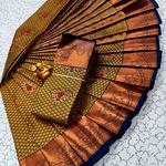 Meena work saree