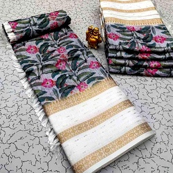Ac Space Linen Cotton Sarees