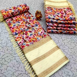 Ac Space Linen Cotton Sarees