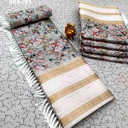 Ac Space Linen Cotton Sarees