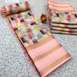 Ac Space Linen Cotton Sarees