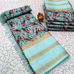 Ac Space Linen Cotton Sarees
