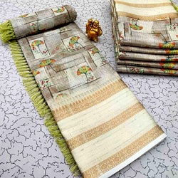 Ac Space Linen Cotton Sarees