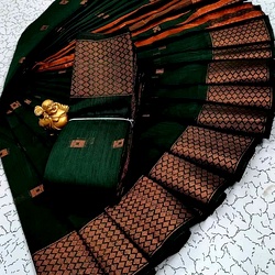 Butta Silk Cotton Sarees