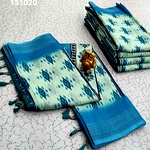 Digital Linen Cotton Sarees