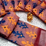 Digital Linen Cotton Sarees