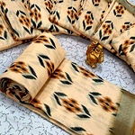 Digital Linen Cotton Sarees