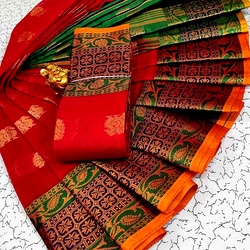 Fancy Meena Cotton Sarees