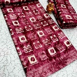 Fancy Print Cotton Sarees