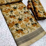 Fancy Print Cotton Sarees