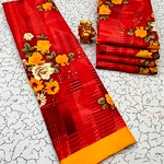 Fancy Print Cotton Sarees