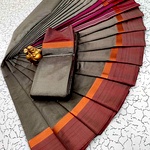 Plain Soft Silk Sarees