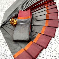 Plain Soft Silk Sarees