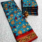 Printing Poly Cotton Sarees