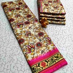 Printing Poly Cotton Sarees