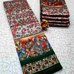 Printing Poly Cotton Sarees