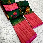 Shiffon Brasso saree