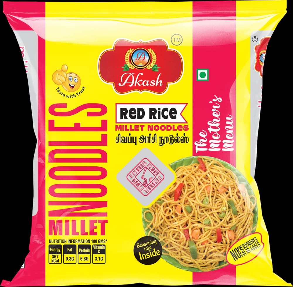 Red Rice Millet Noodles